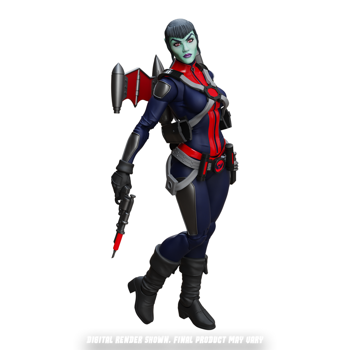 [$39.99] Epic H.A.C.K.S. Mercy Zaleska: Vampiron Secret Service 6-Inch Action Figure