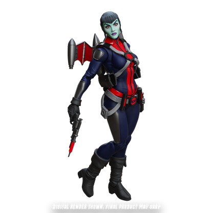 [$39.99] Epic H.A.C.K.S. Mercy Zaleska: Vampiron Secret Service 6-Inch Action Figure