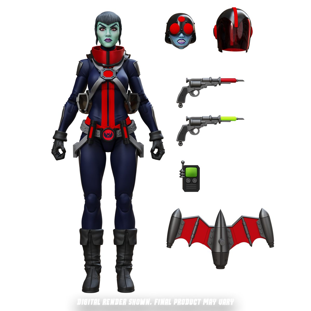 [$39.99] Epic H.A.C.K.S. Mercy Zaleska: Vampiron Secret Service 6-Inch Action Figure