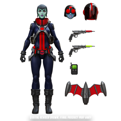 [$39.99] Epic H.A.C.K.S. Mercy Zaleska: Vampiron Secret Service 6-Inch Action Figure