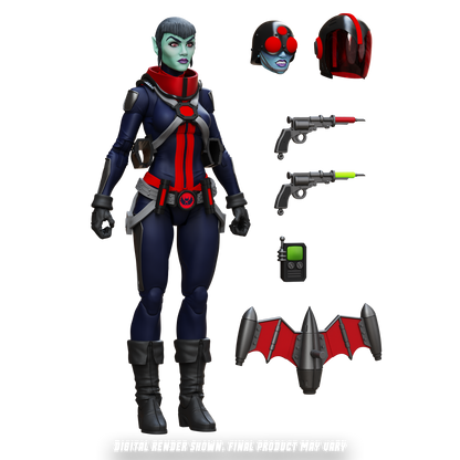 [$39.99] Epic H.A.C.K.S. Mercy Zaleska: Vampiron Secret Service 6-Inch Action Figure