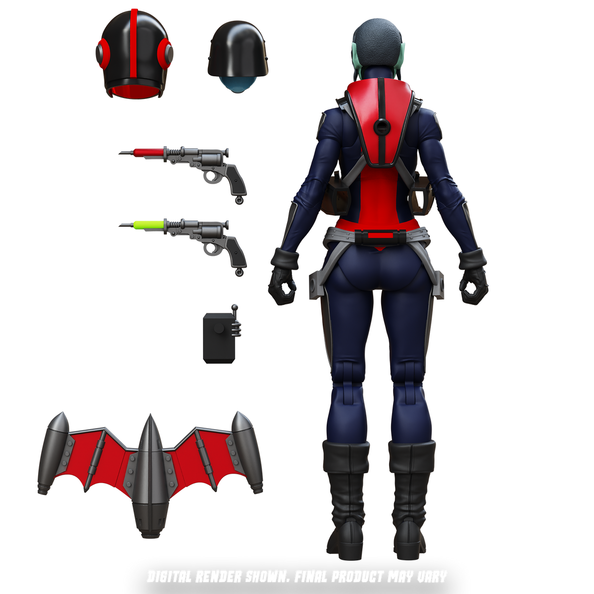 [$39.99] Epic H.A.C.K.S. Mercy Zaleska: Vampiron Secret Service 6-Inch Action Figure