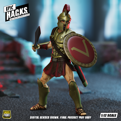 [$39.99] Epic H.A.C.K.S. Spartan Warrior: Pride of Sparta 6-Inch Action Figure