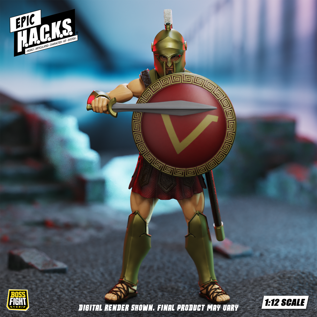 [$39.99] Epic H.A.C.K.S. Spartan Warrior: Pride of Sparta 6-Inch Action Figure