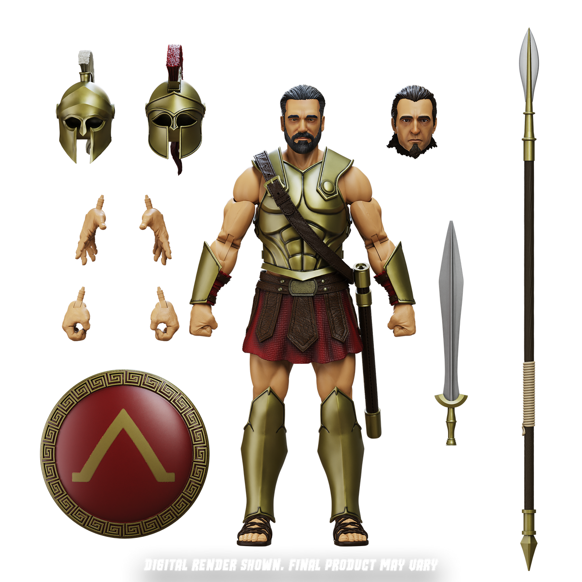 [$39.99] Epic H.A.C.K.S. Spartan Warrior: Pride of Sparta 6-Inch Action Figure