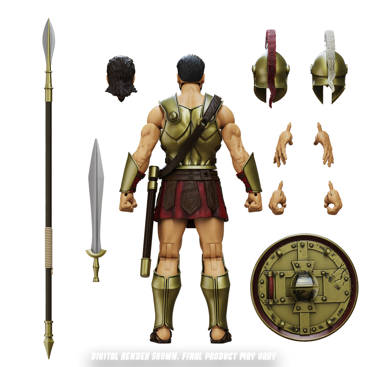 [$39.99] Epic H.A.C.K.S. Spartan Warrior: Pride of Sparta 6-Inch Action Figure