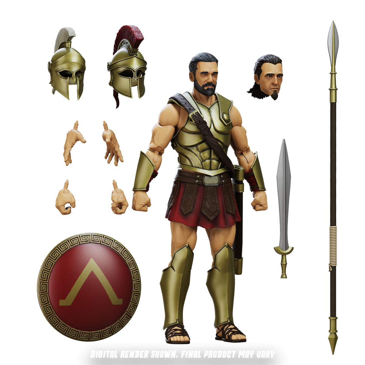 [$39.99] Epic H.A.C.K.S. Spartan Warrior: Pride of Sparta 6-Inch Action Figure