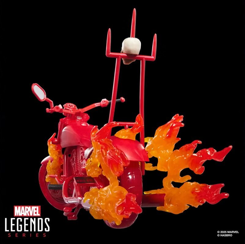 Marvel Legends Series Ghost Rider Johnny Blaze With Motorcycle