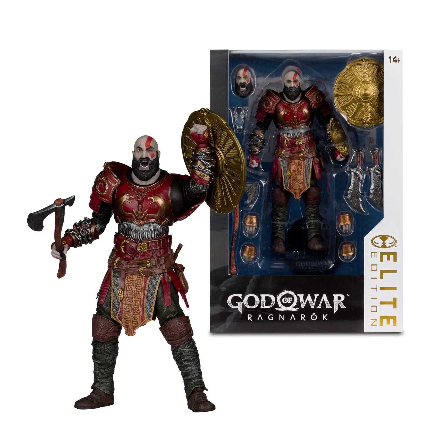 McFarlane Toys God of War Ragnarok Kratos 7" Deluxe Elite Edition Action Figure