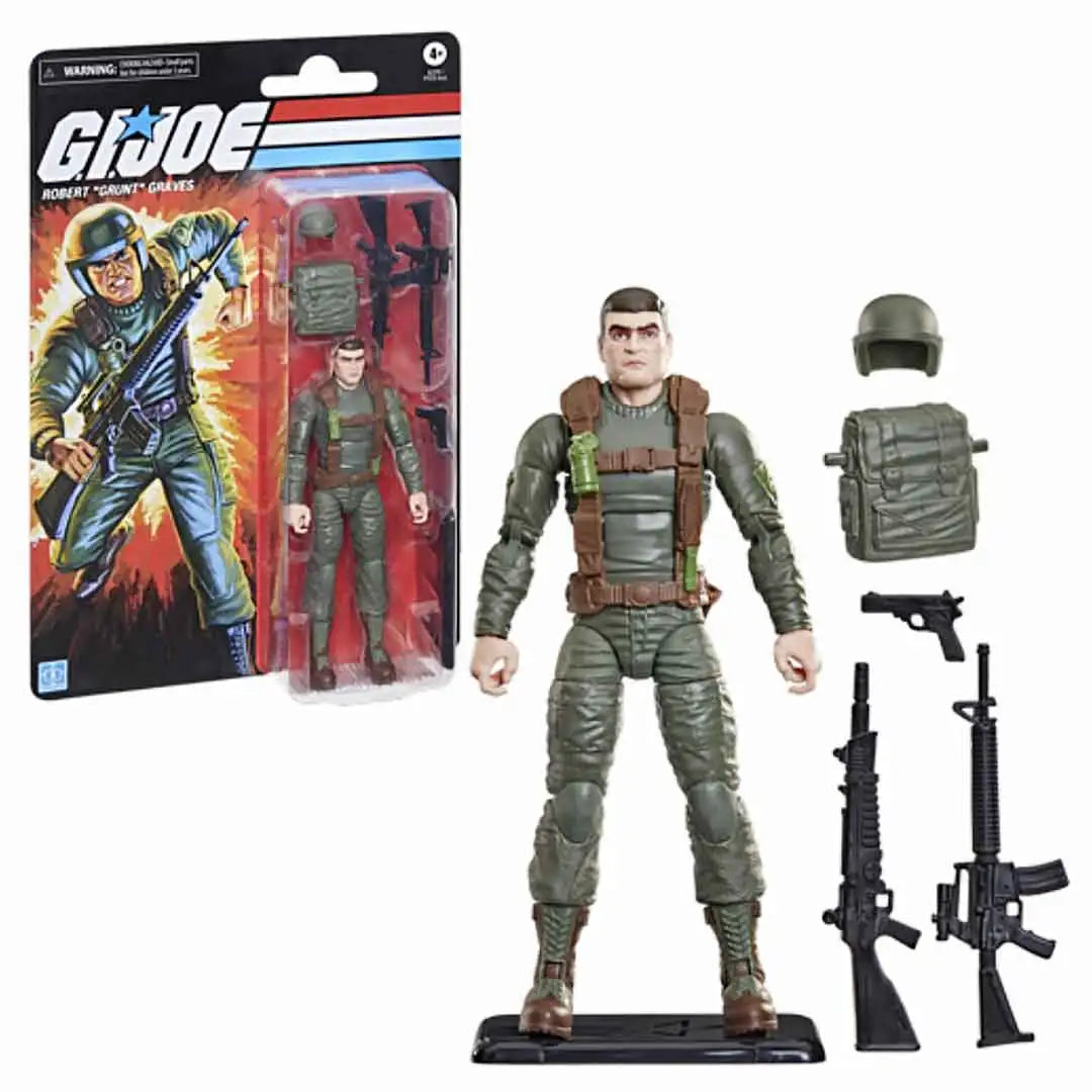 [$27.99] Hasbro G.I. Joe Classified Series Retro Card Robert "Grunt" Graves