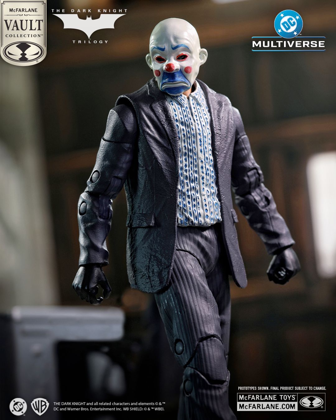 [$27.00] McFarlane Toys Vault Collection DC Multiverse Bank Robber Joker (The Dark Knight)