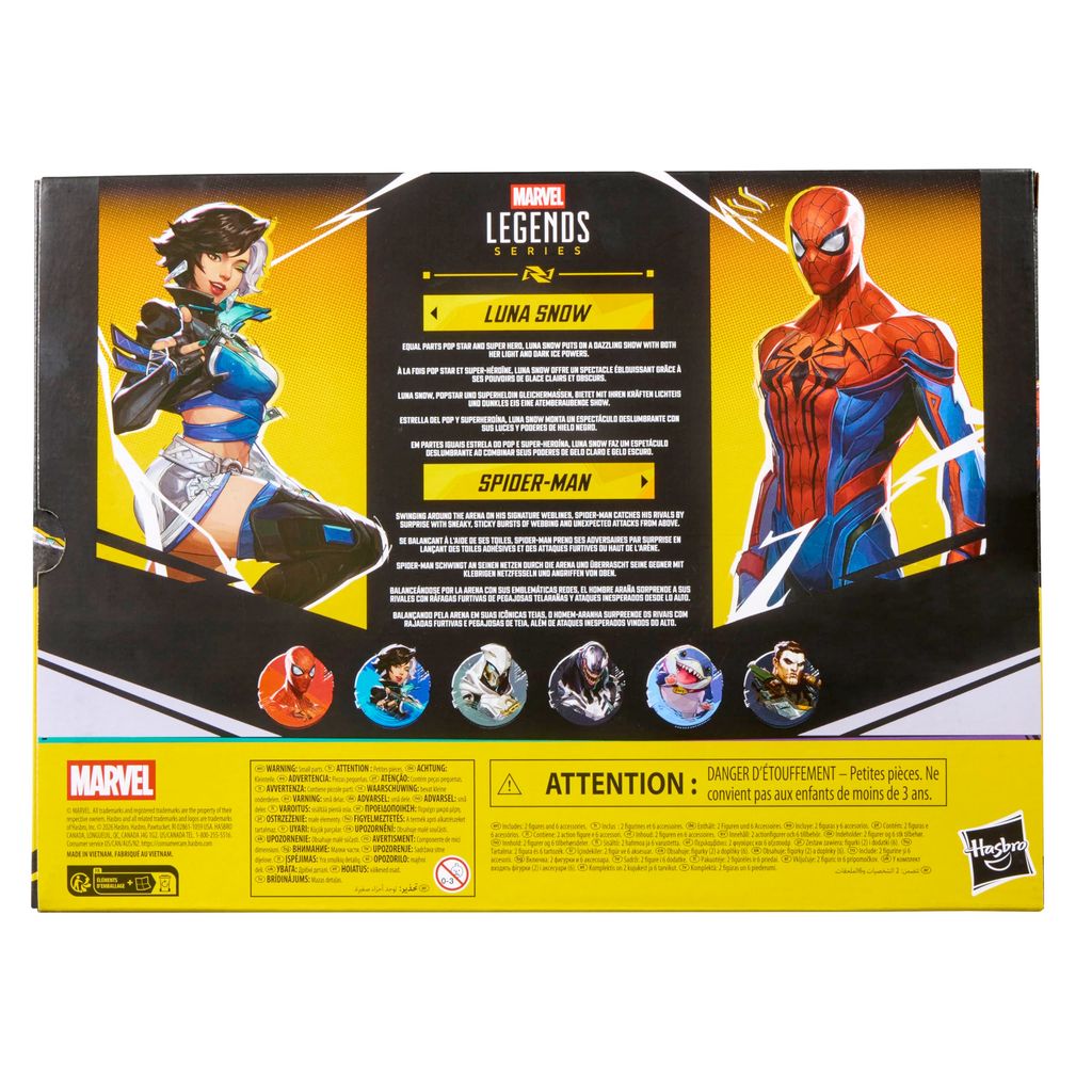 [$59.99] Marvel Legends Marvel Rivals Spider-Man & Luna Snow 2-pack