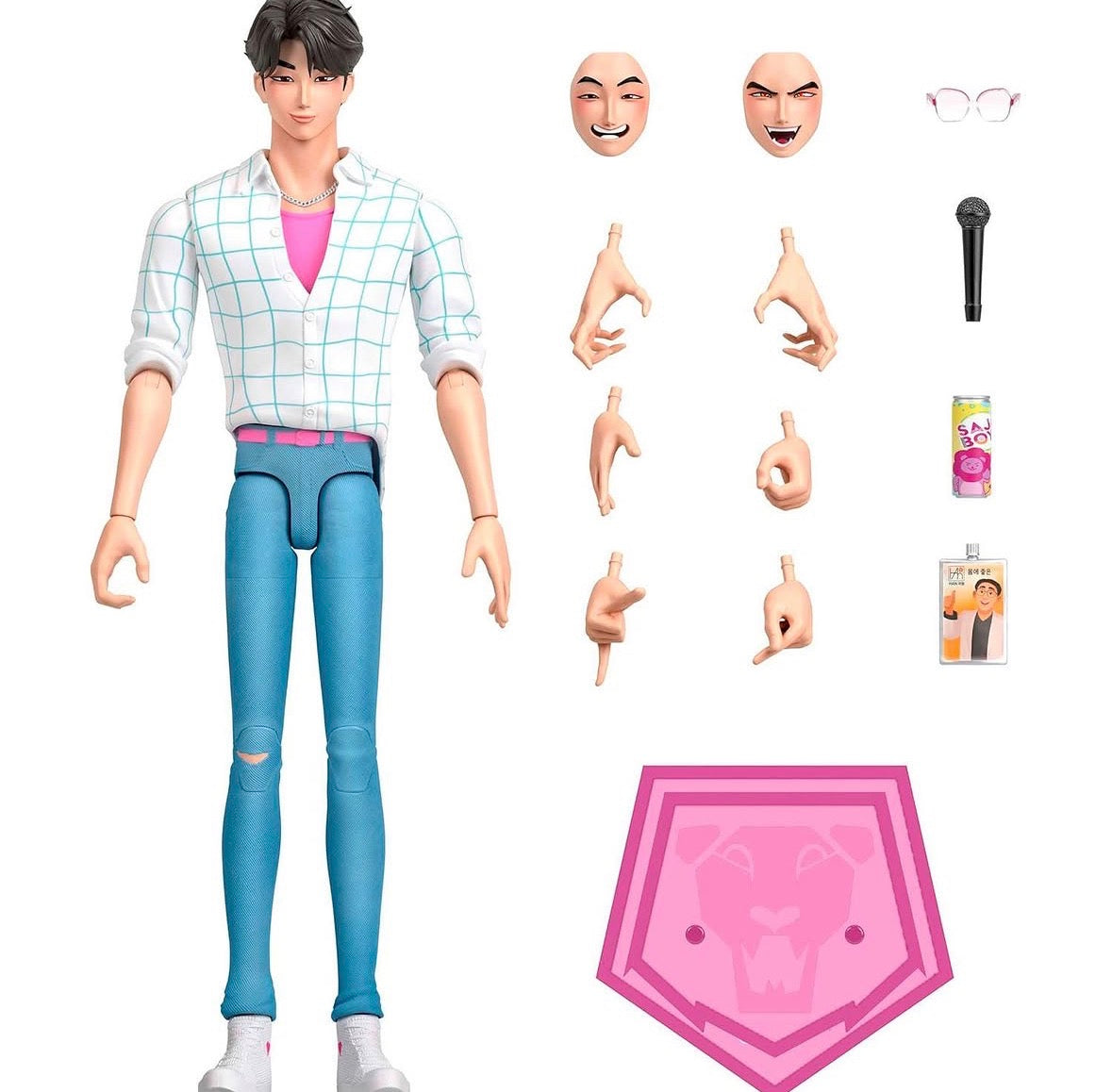 [$23.99] KPop Demon Hunters Saja Boys Jinu “Soda Pop" Action Figure