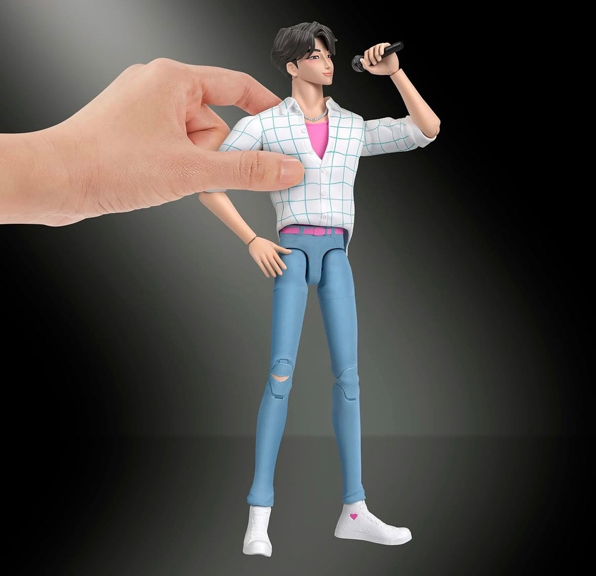 [$23.99] KPop Demon Hunters Saja Boys Jinu “Soda Pop" Action Figure