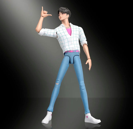 [$23.99] KPop Demon Hunters Saja Boys Jinu “Soda Pop" Action Figure