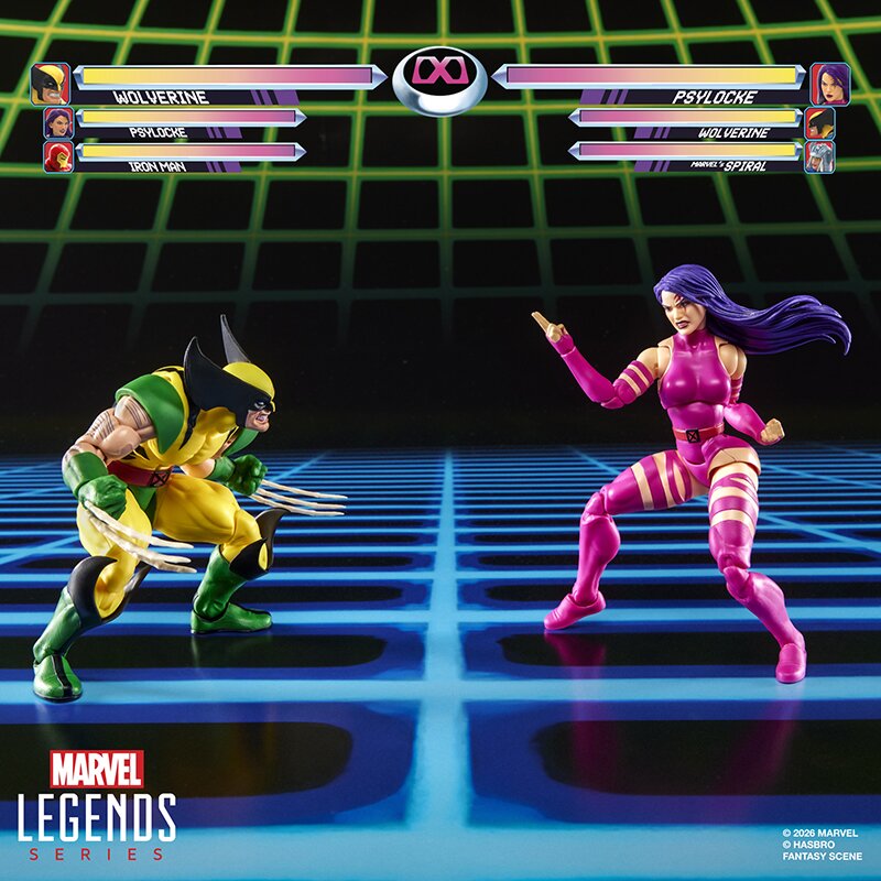 [$55.99] Marvel Legends Marvel Games Wolverine vs Psylocke (Player 3 Variants)