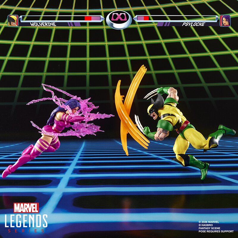 [$55.99] Marvel Legends Marvel Games Wolverine vs Psylocke (Player 3 Variants)