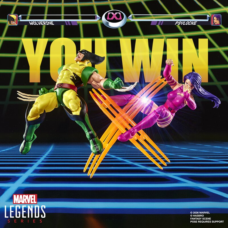 [$55.99] Marvel Legends Marvel Games Wolverine vs Psylocke (Player 3 Variants)