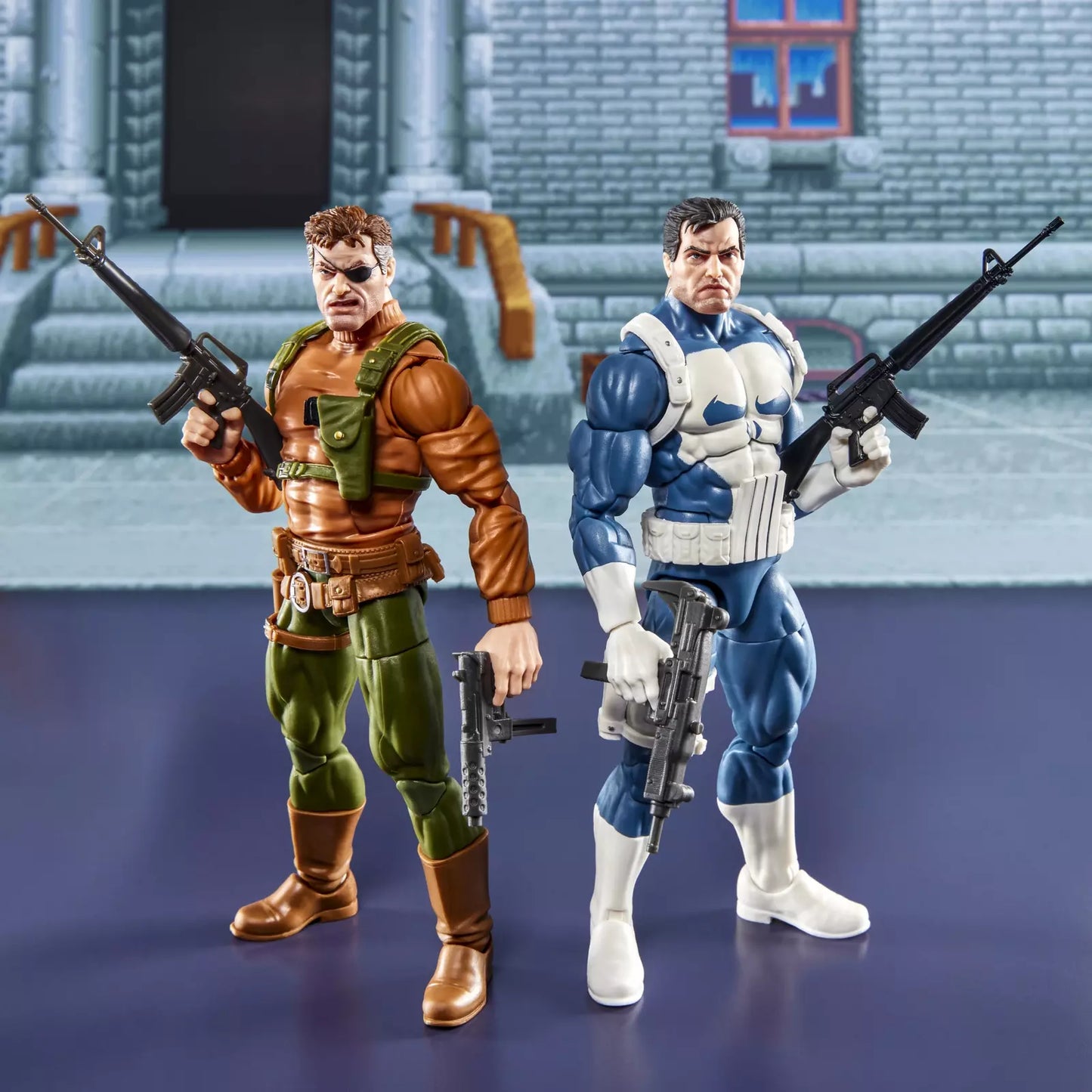 Marvel Legends Gamerverse Punisher and Nick Fury