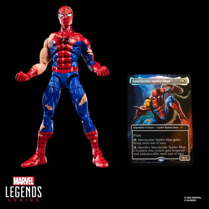 Marvel Legends x Magic the Gathering Battle Damage Spider-Man