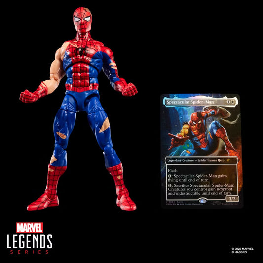 Marvel Legends x Magic the Gathering Battle Damage Spider-Man