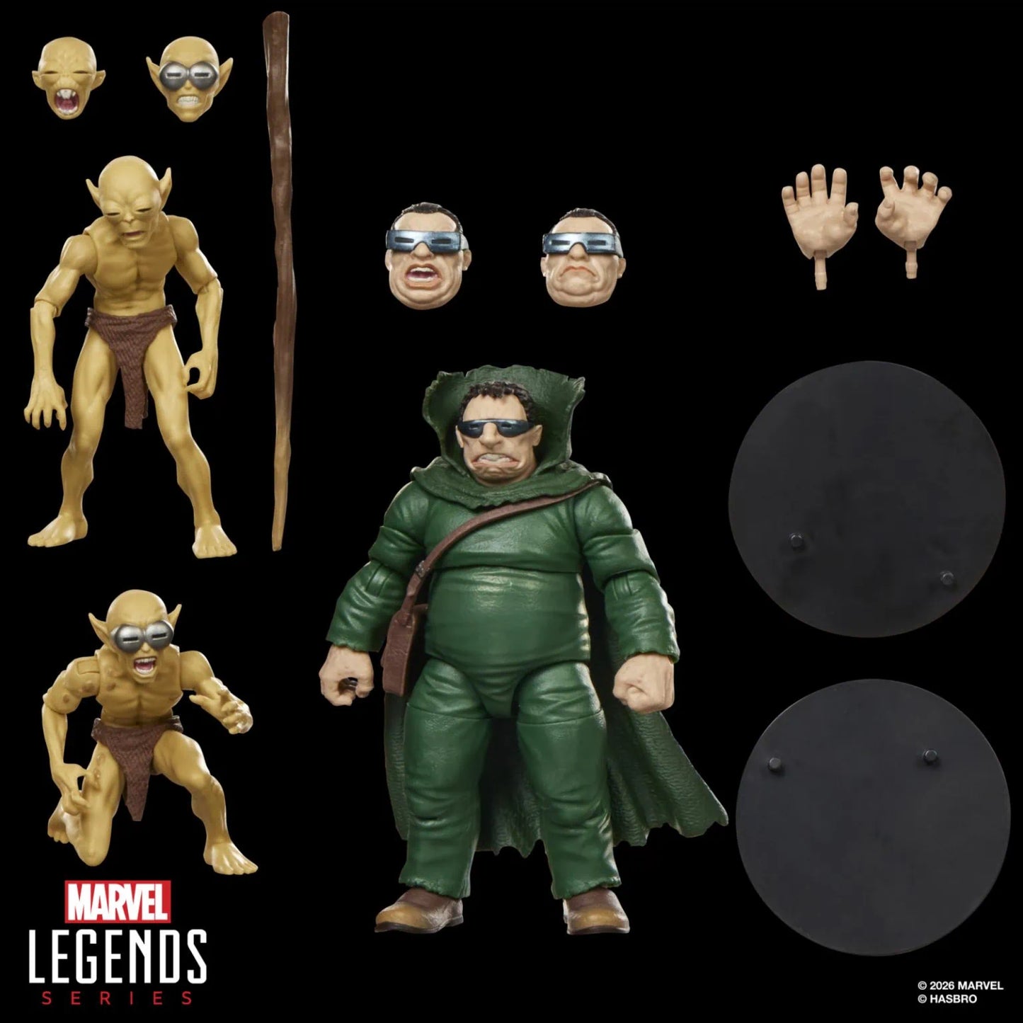 [$39.99] Marvel Legends Mole Man & Moloids