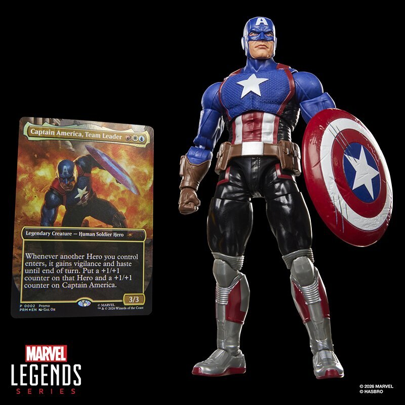 [$39.99] Marvel Legends Marvel Super Heroes Magic: The Gathering Captain America (Avengers: Twilight)