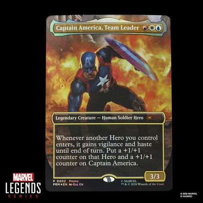 [$39.99] Marvel Legends Marvel Super Heroes Magic: The Gathering Captain America (Avengers: Twilight)