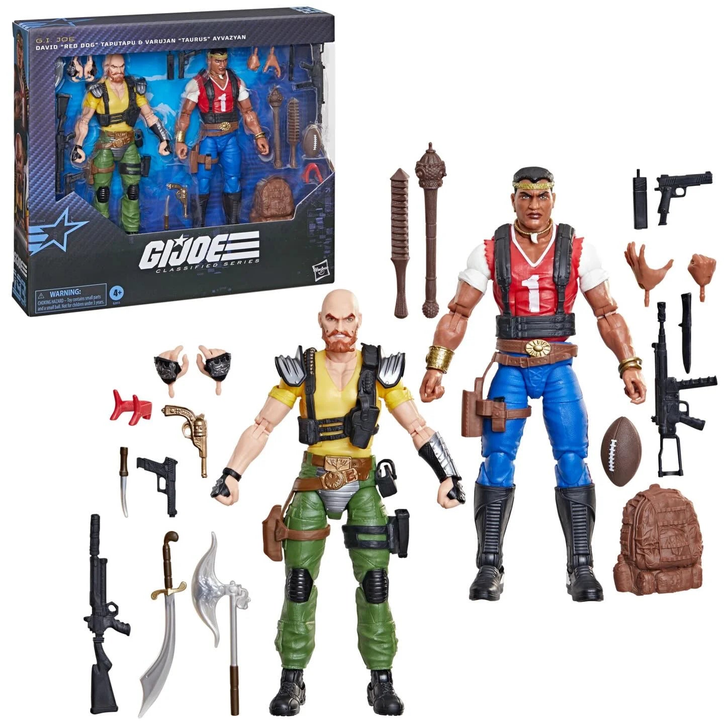 [59.99] G.I. Joe Classified Series 6" David "Red Dog" Taputapu And Varujan "Taurus" Ayvazyan 2-Pack