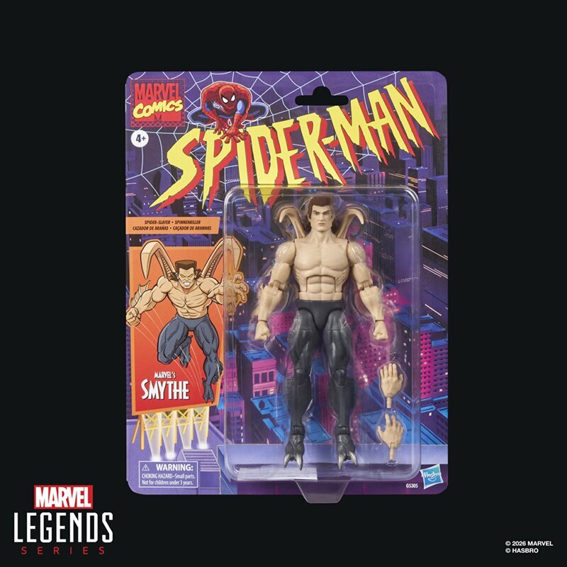 [$27.99] Marvel Legends Spider-Man Retro Cardback Smythe