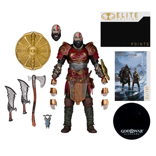 McFarlane Toys God of War Ragnarok Kratos 7" Deluxe Elite Edition Action Figure