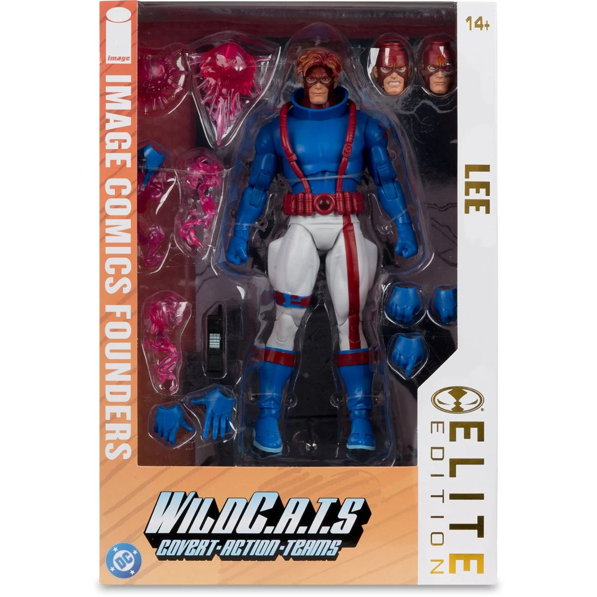 DC Multiverse Spartan Wild C.A.T.S Image Comic Founders Series McFarlane Elite Edition