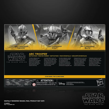 [$79.99] Star Wars The Black Series ARC Trooper Battle Pack Havoc, Colt, Blitz 6-Inch Action Figure