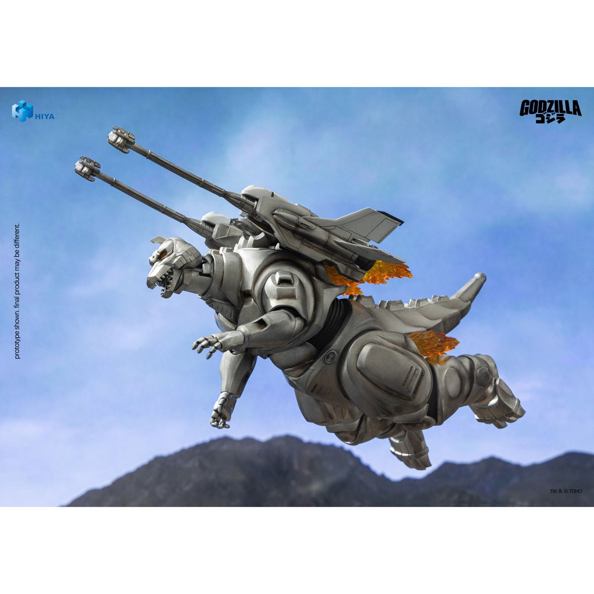 [95.99] Hiya Toys Godzilla vs. Mechagodzilla II Super Mechagodzilla Exquisite Basic Non-Scale Action Figure
