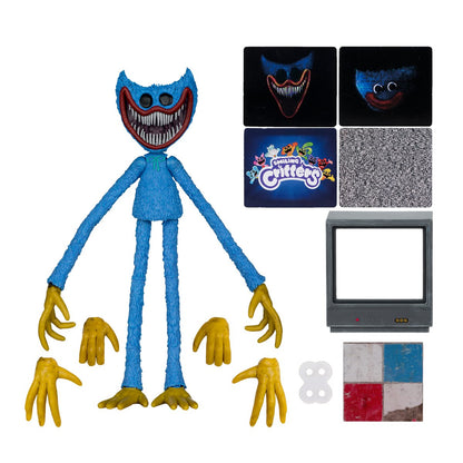 [$29.99] Poppy Playtime Wave 2 Nightmare Huggy 7-Inch Scale Action Figure