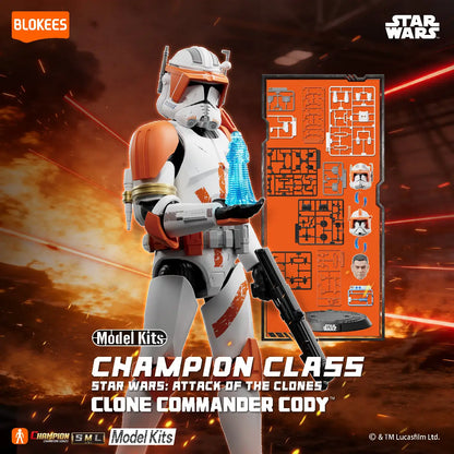 [$27.99] Star Wars: Attack of the Clones Clone Commander Cody Champion Class Model Kit