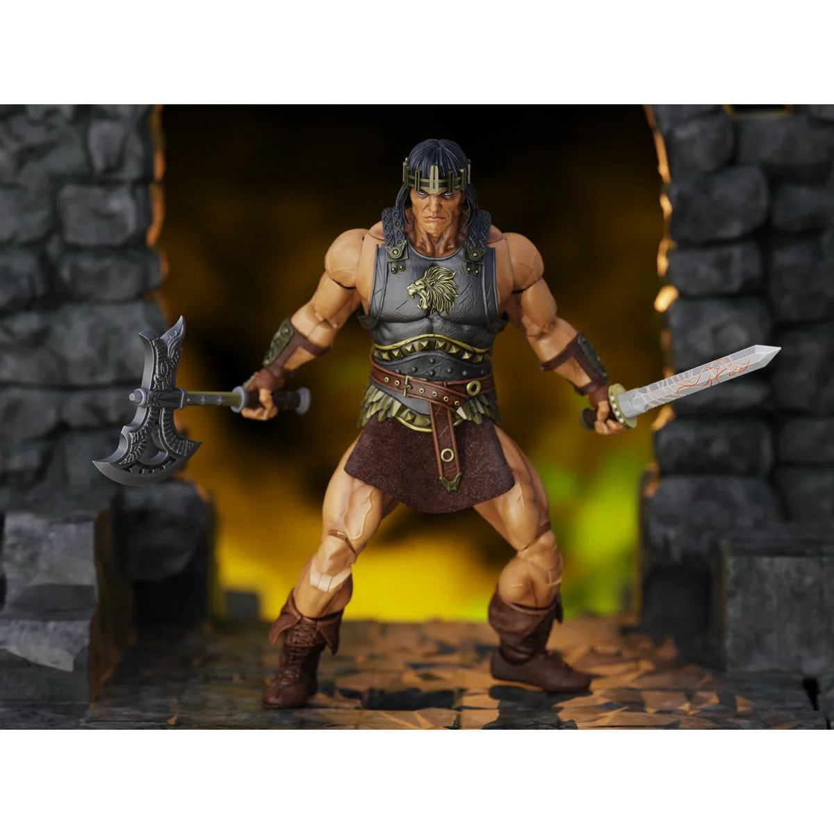 [$59.99] King Conan: Ruler of Aquilonia Epic H.A.C.K.S. 1:12 Scale Action Figure