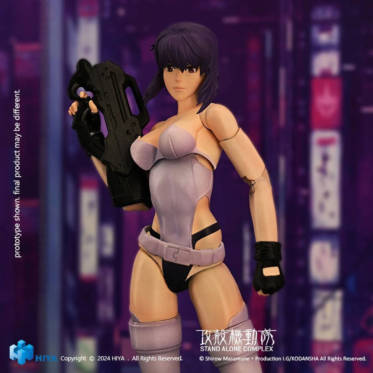 [$105.99] Hiya Toys Ghost in the Shell: Stand Alone Complex Motoko Kusanagi Super 1:12 Figure