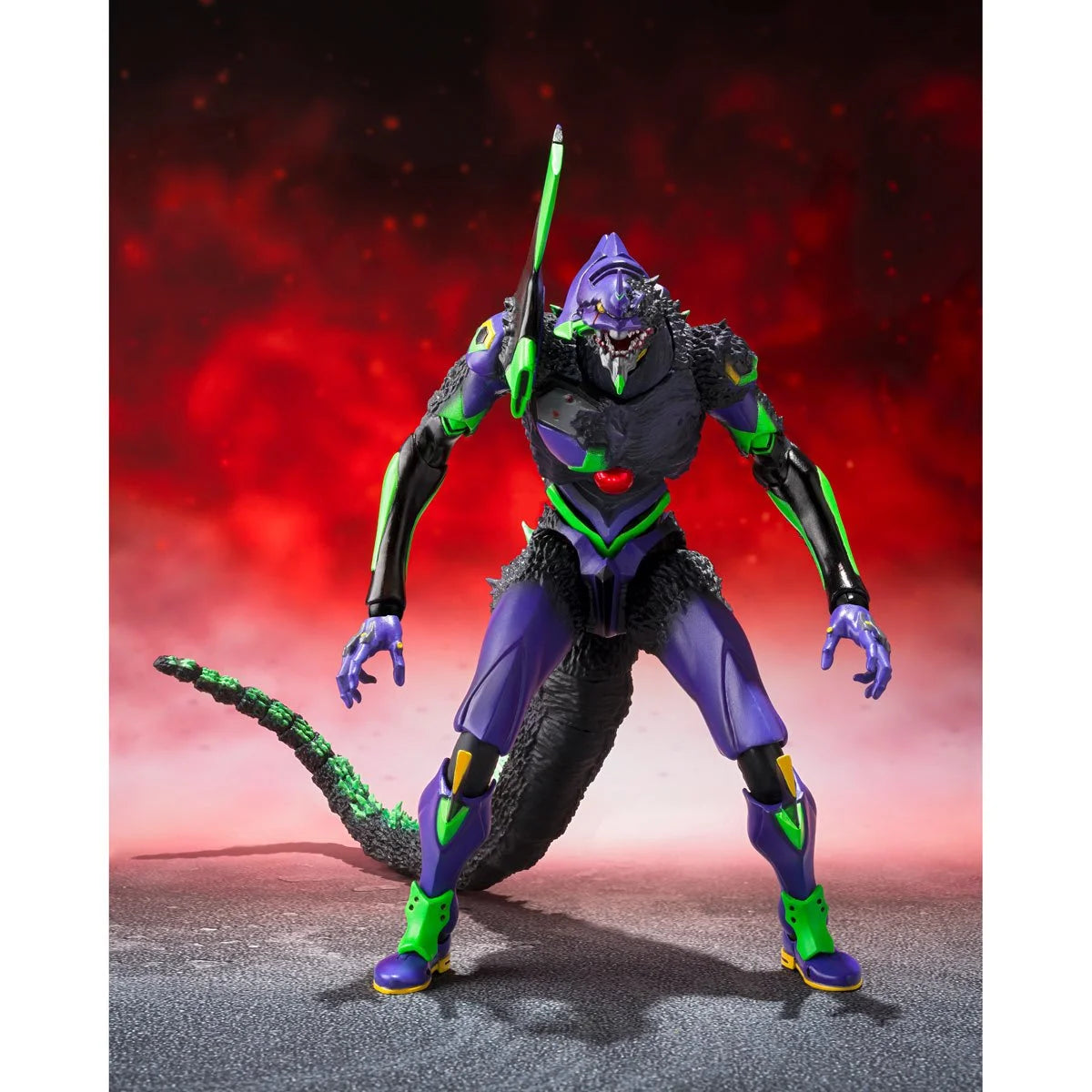 [$159.99] Godzilla vs. Evangelion Evangelion Test Type-01 G Awakening Form S.H.MonsterArts Action Figure