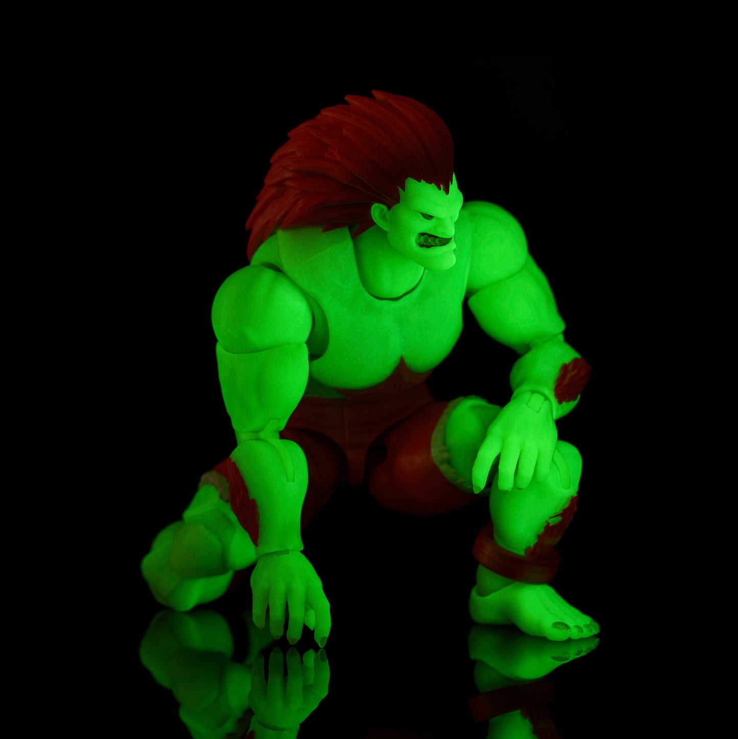 [$39.99] Jada Toys Ultra Street Fighter II Glow in the Dark Blanka (Player 2)