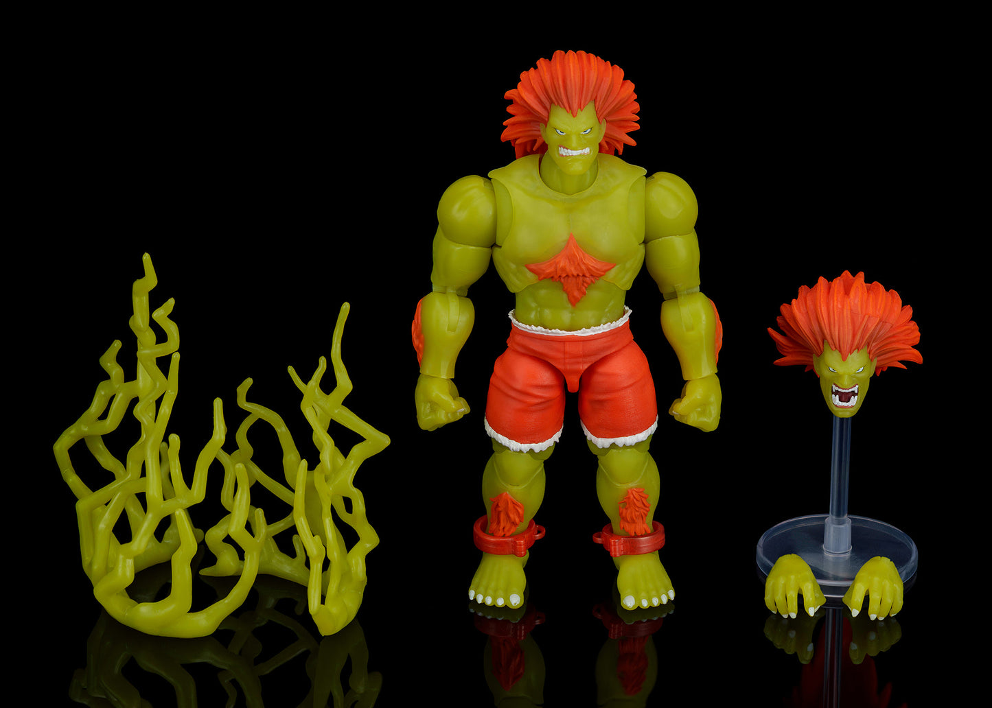 [$39.99] Jada Toys Ultra Street Fighter II Glow in the Dark Blanka (Player 2)