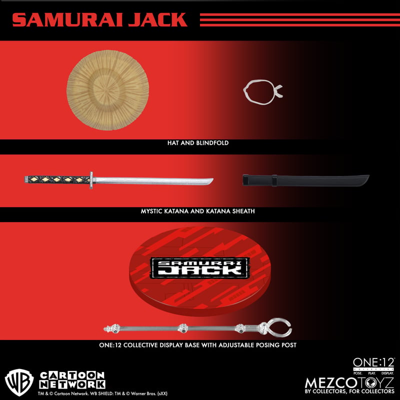 Mezco One:12 Collective Samurai Jack Action Figure