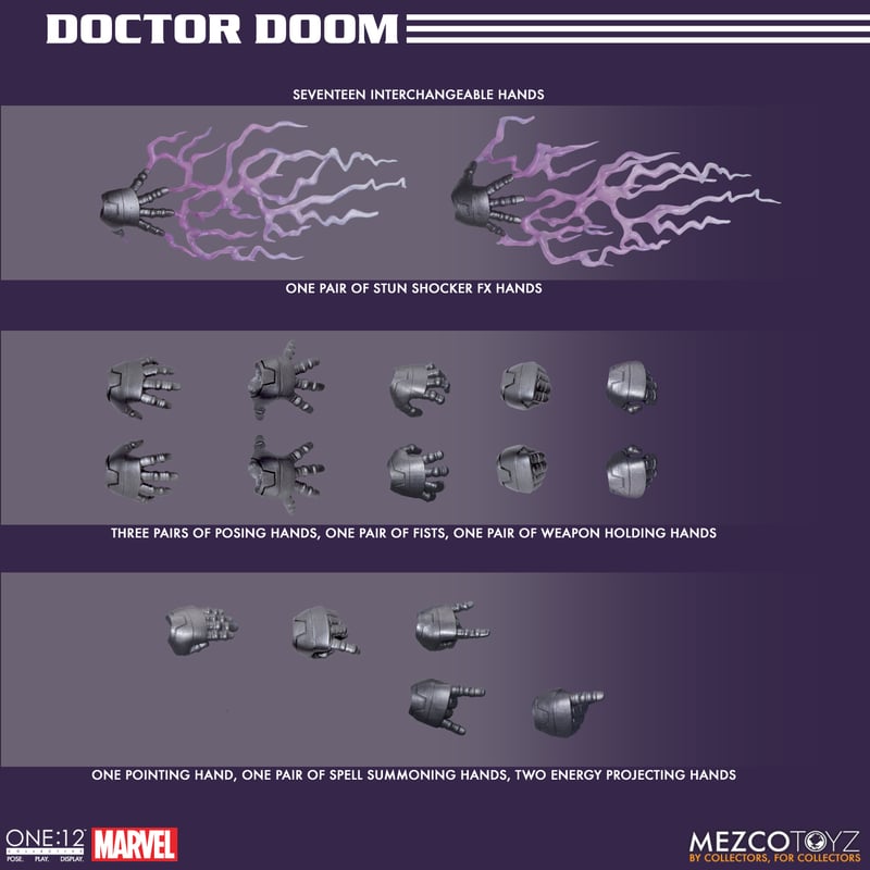 [$165.00] Mezco Doctor Doom One:12 Collective Action Figure
