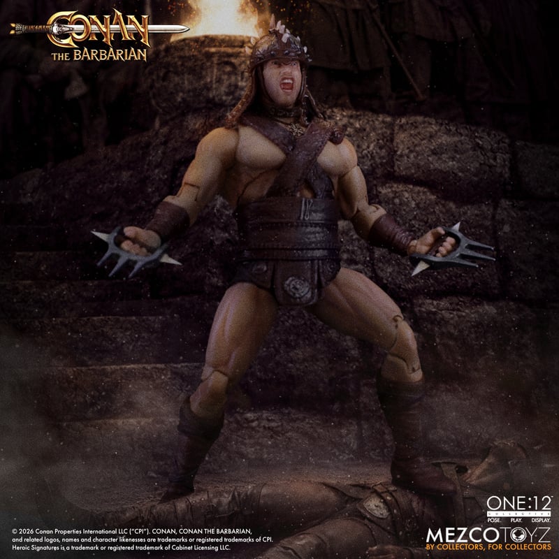 [$116.00] Mezco One:12 Collective Conan The Barbarian (1982): Pit Fighter Edition