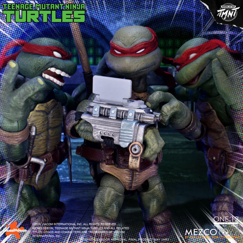 [$350.00] Mezco One:12 Collective Mirage Teenage Mutant Ninja Turtles Set