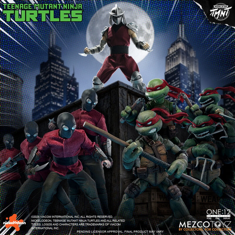 [$350.00] Mezco One:12 Collective Mirage Teenage Mutant Ninja Turtles Set