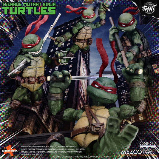 [$350.00] Mezco One:12 Collective Mirage Teenage Mutant Ninja Turtles Set
