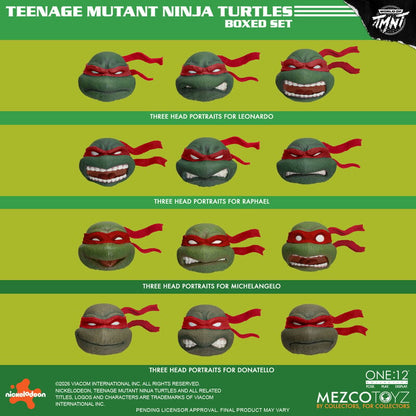 [$350.00] Mezco One:12 Collective Mirage Teenage Mutant Ninja Turtles Set