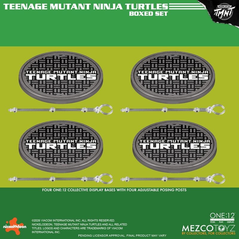 [$350.00] Mezco One:12 Collective Mirage Teenage Mutant Ninja Turtles Set