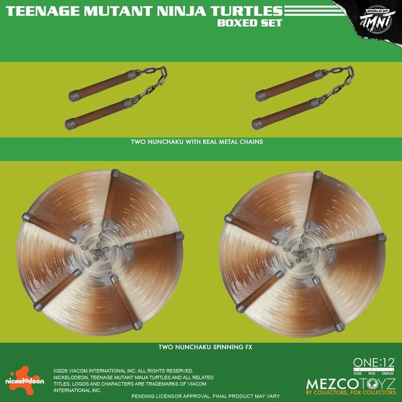 [$350.00] Mezco One:12 Collective Mirage Teenage Mutant Ninja Turtles Set